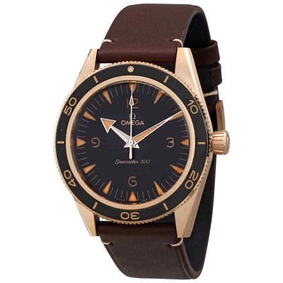 Мужские часы с автоматическим хронометром Omega Seamaster с коричневым циферблатом 234.92.41.21.10.001