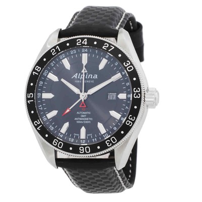 Alpina Alpiner 4 GMT Automatic Black Dial Men's Watch AL-550G5AQ6-SR