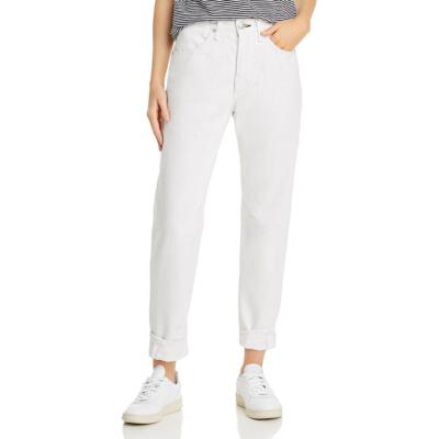 

Женские белые джинсы прямого кроя со средней посадкой Rag - Bone  BHFO 8589, Worn white