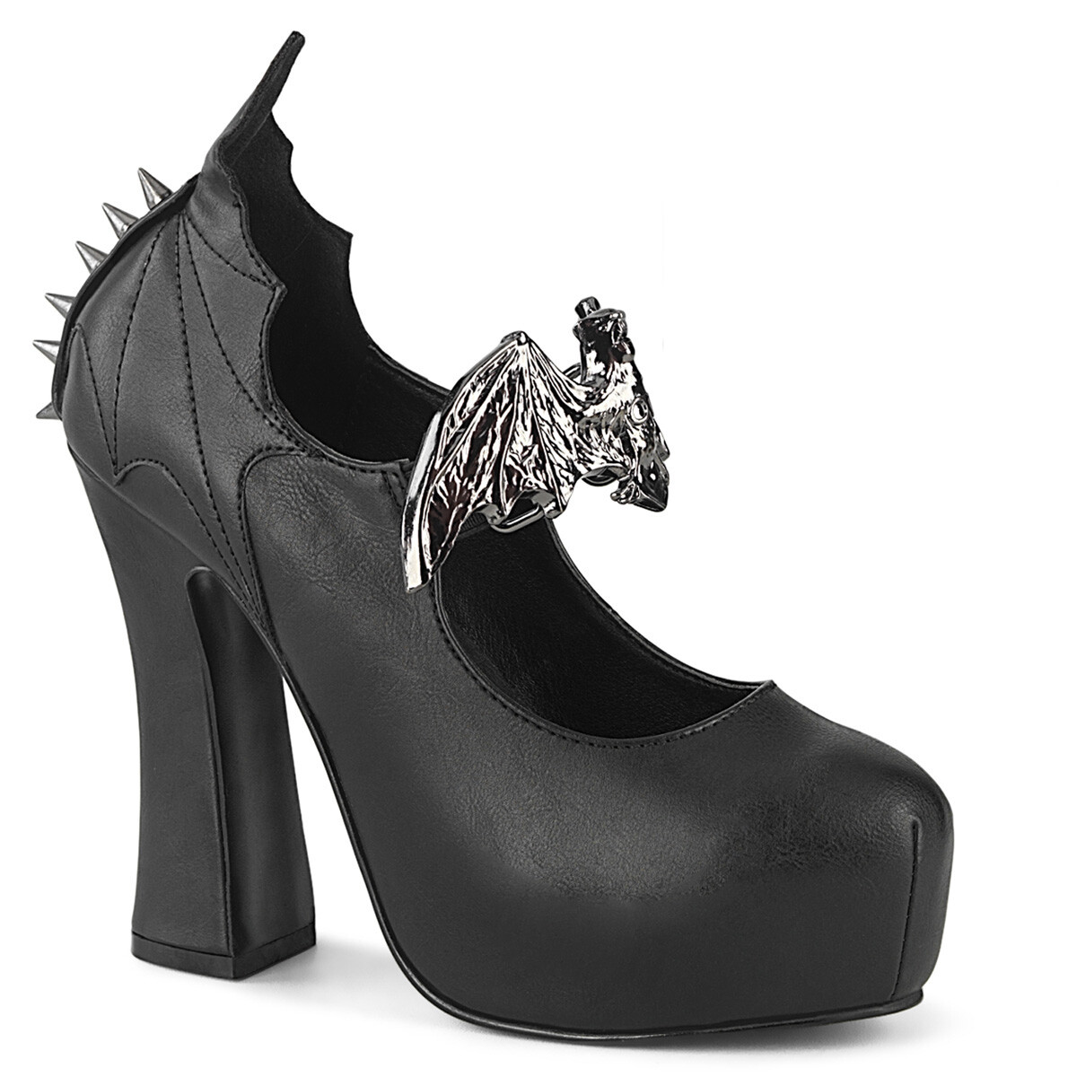 DEMONIA DEMONIA DAMEN STEAMPUNK GOTHIC PLATEAU PUMPS DEMON-18