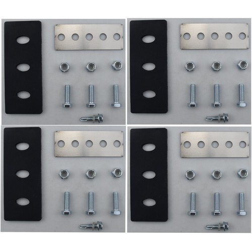 4 Pack Universal 1/4" Blade Impeller Kit For 2 Stage Machine Snowblower