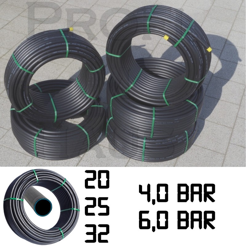 Pe Rohr Verlegerohr Wasserleitung Versorgungsleitung BewÃ¤Sserung 20mm 25mm 32mm