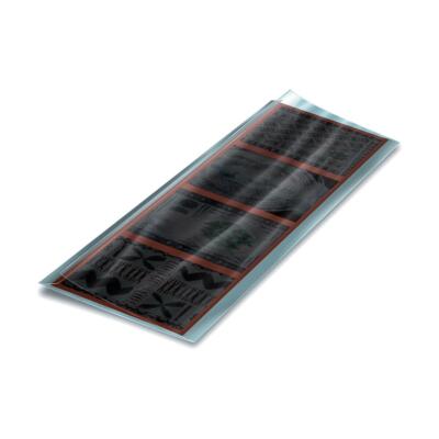 Print File FoldFlap 2.4 mil 120 BOPP Polypropylene Sleeve, 2.5x10'', 50 Pieces
