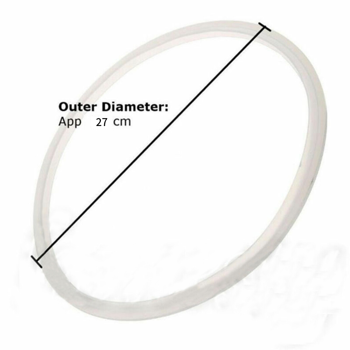 25/27/29/31/33/35cm Diameter Silicone Gasket Pressure Cooker Sealing Ring Top US