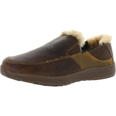 Superlamb Mens Bulgan Brown Slip On Loafer Slippers Shoes 13 Wide (E) BHFO 2638