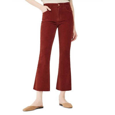 

Женские вельветовые укороченные джинсы Bridget DL1961 с высокой посадкой BHFO 7494, Paprika, Bridget