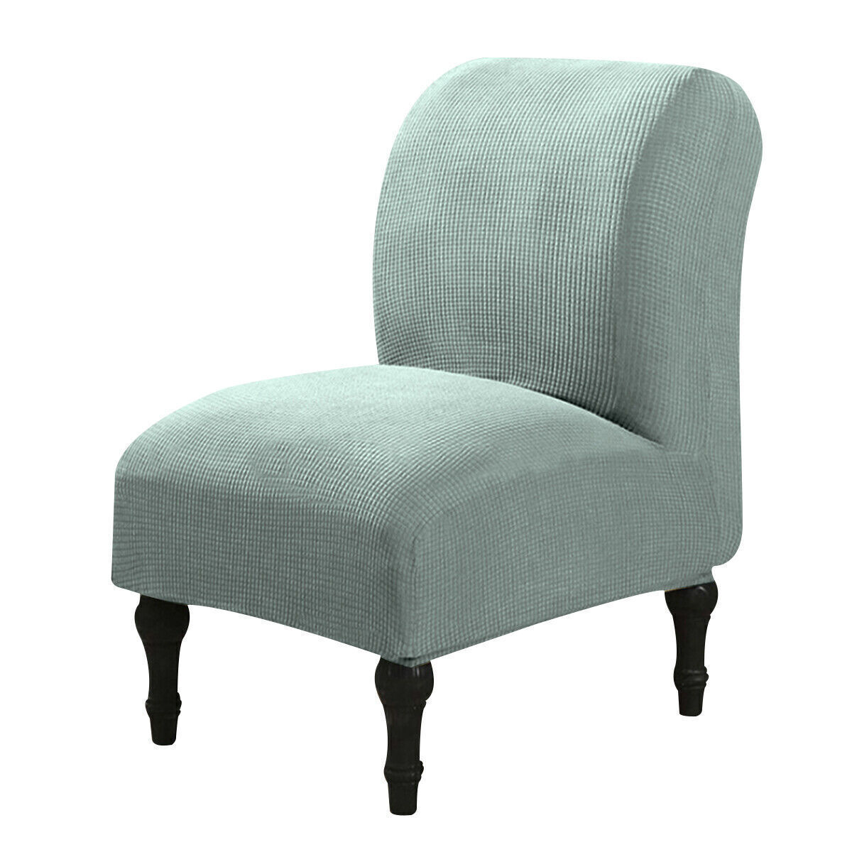 Spandex Slipper Chair Slipcover Stretch Armless Chair Accent Chair Cover Protect