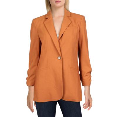 Женский коричневый костюм Calvin Klein, раздельный блейзер на одной пуговице, 2 BHFO 8312