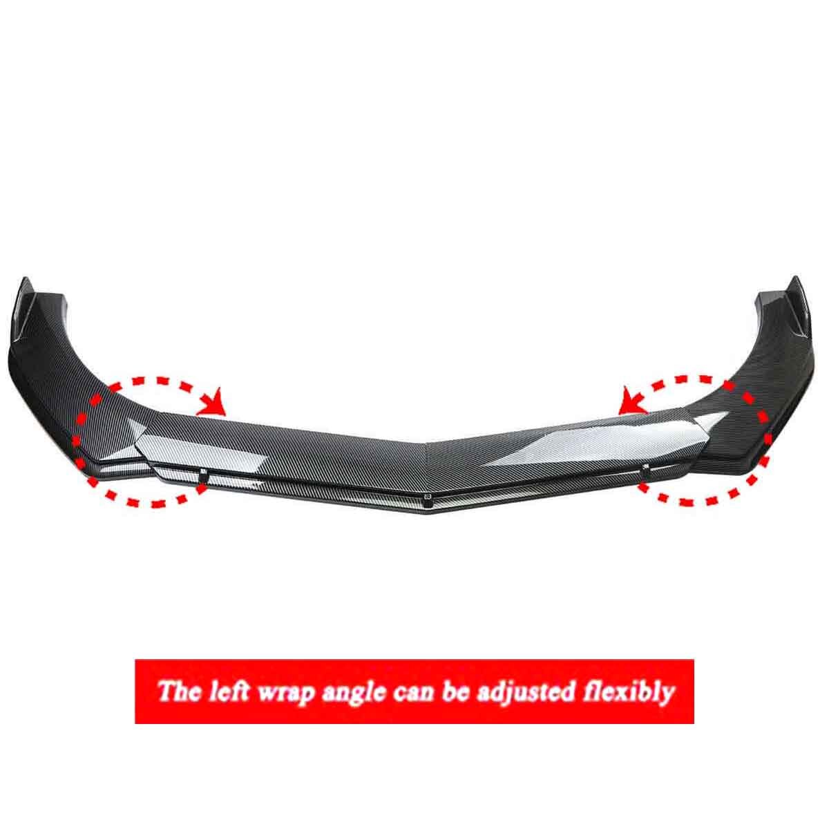 For Chrysler 300 Carbon Fiber Front Bumper Lip Body Spoiler Splitter Body Kit
