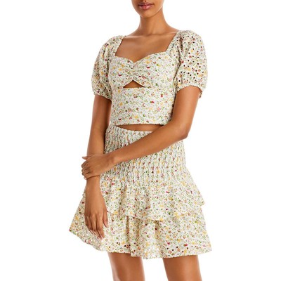 

Женская блузка с укороченным топом Lucy Paris BHFO 7060, Multi