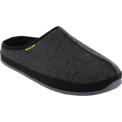 Мужские тапочки с вязаной отделкой из искусственной замши и оленей Mule Slippers Shoes BHFO 7122