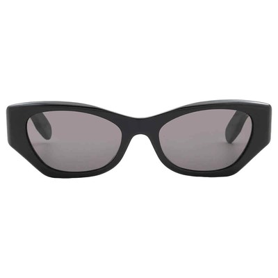 Pre-owned Dior Grey Cat Eye Ladies Sunglasses Lady 95.22 B1i 10a0 Cd40147i 01a 53 In Gray