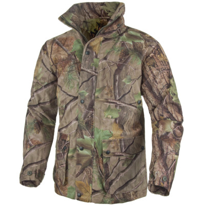 Pre-owned Mil-tec Hunting Mens Jacket Hooded Non-rustle Hunters Coat Fishing Wild Trees