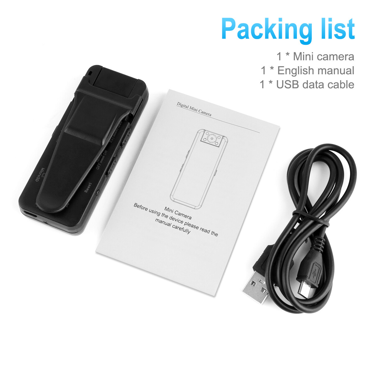 20 hour HD 1080P Camcorder Mini Police Body Hidden Camera Video DVR IR Night Cam