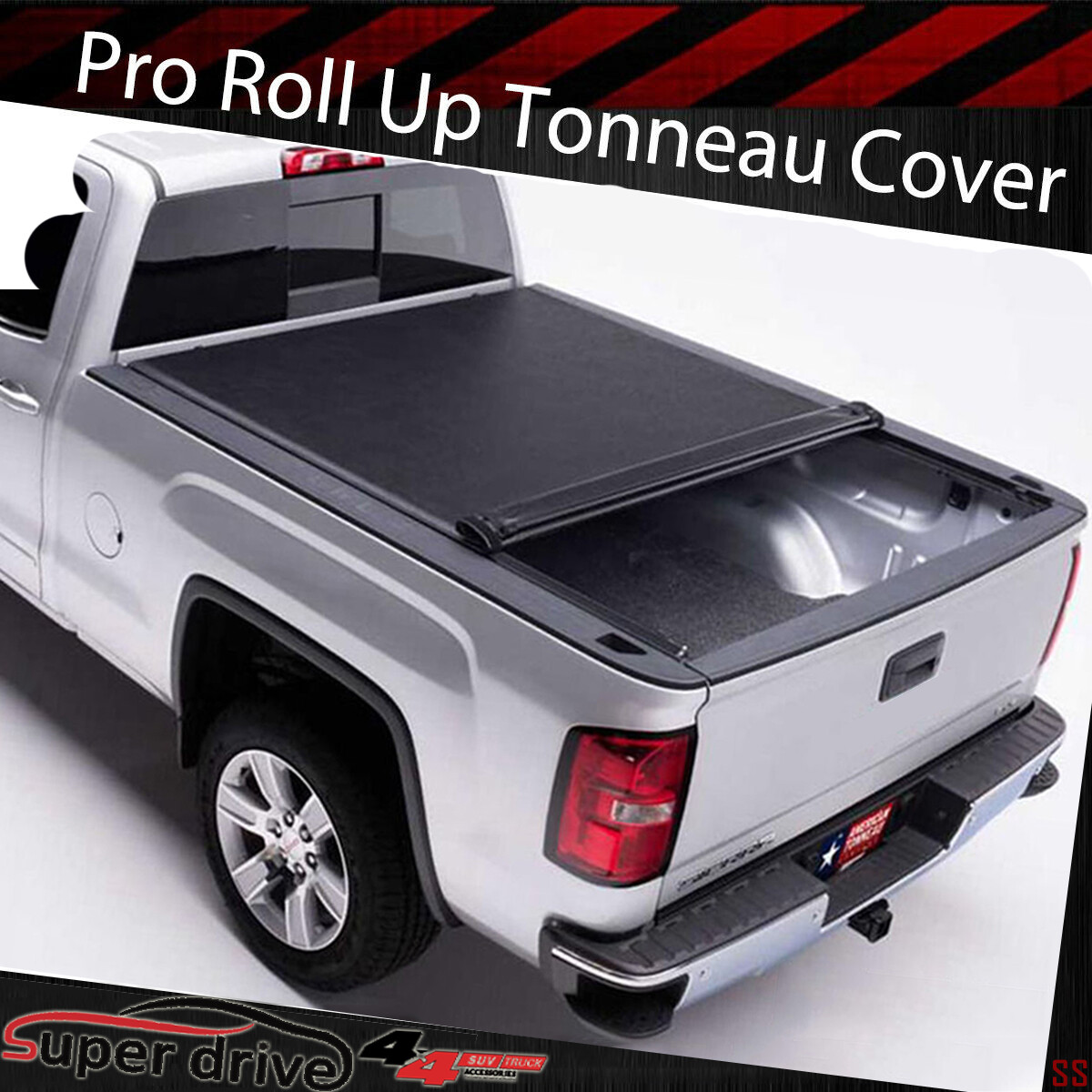 For 2016 2018 Toyota Tacoma 6ft Truck Short Bed Roll Up Soft Vinyl Tonneau Cover
