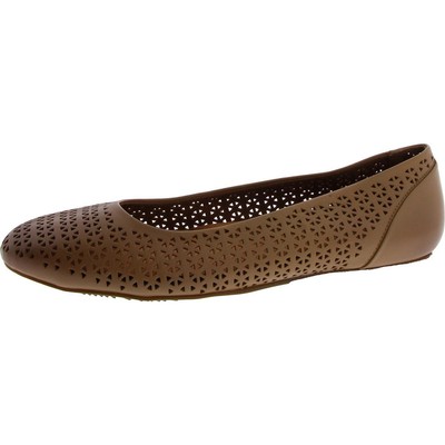 Женские слипоны SoftWalk из коричневой кожи на плоской подошве, 12 узких (AA,N) BHFO 9628