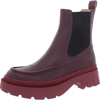 

Женские ботильоны Coach Joey Purple без застежек 10 Medium (B,M) BHFO 2716, Dark cranberry, Joey