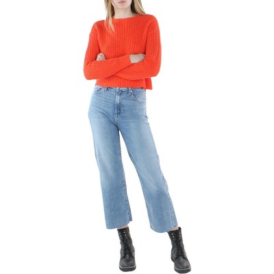 

Женские укороченные джинсы Alexa Blue Denim с высокой посадкой 7 For All Mankind  BHFO 8453, Синий, Alexa