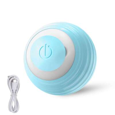 Peppy Pet Ball Smart Automatic Rolling Cat Toy, Fun Interactive Kitten Ball 1Pcs