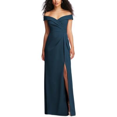 After Six Womens Woven Long Formal Evening Dress Gown BHFO 7307