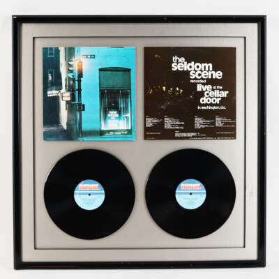The Seldom Scene Recorded Live At the Cellar Door Record Album Display