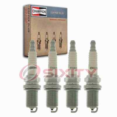 4 pc Champion Copper Plus 982 Spark Plugs for XC12YC 7938 6719 2513214-S pb