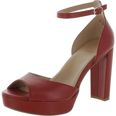 Naturalizer Womens Melina Leather Open Toe Platform Pumps Shoes BHFO 6627