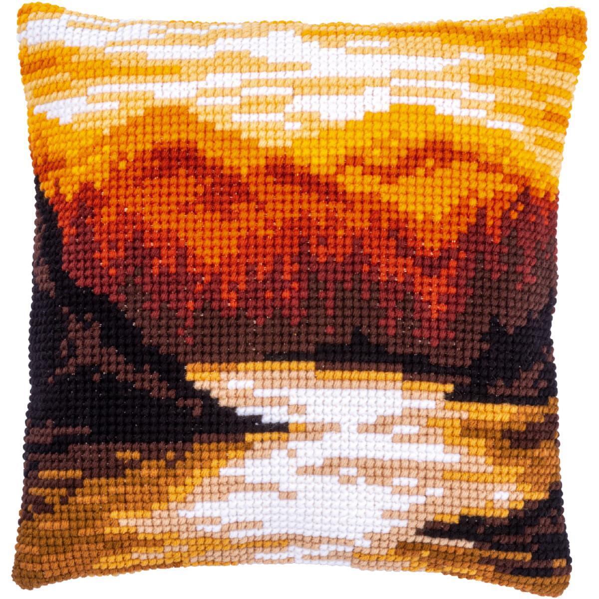 Vervaco stamped cross stitch kit cushion 