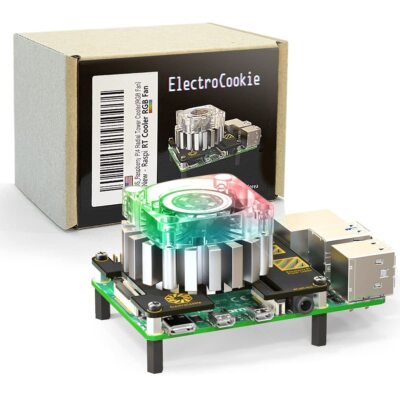 Raspberry Pi 4 Radial Tower Cooler CPU Heatsink with Silent Cooling Fan for R...