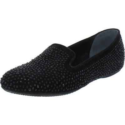 

Женские модные лоферы J. Renee Hanuko, черные модные туфли 8,5, средние (B,M) BHFO 5911, Black suede