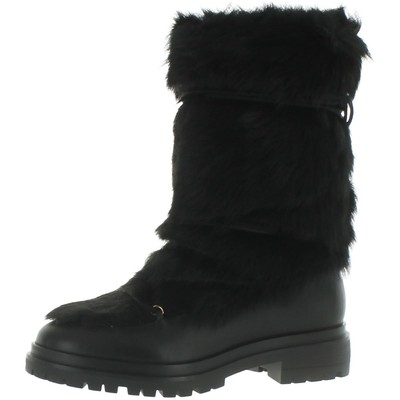 Lauren Ralph Lauren Женские теплые кожаные сапоги Celia до середины икры BHFO 6684