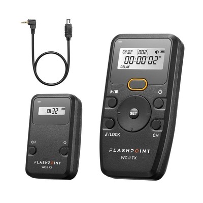 Комплект беспроводного затвора Flashpoint Wave Commander II для камер Nikon с DC-2