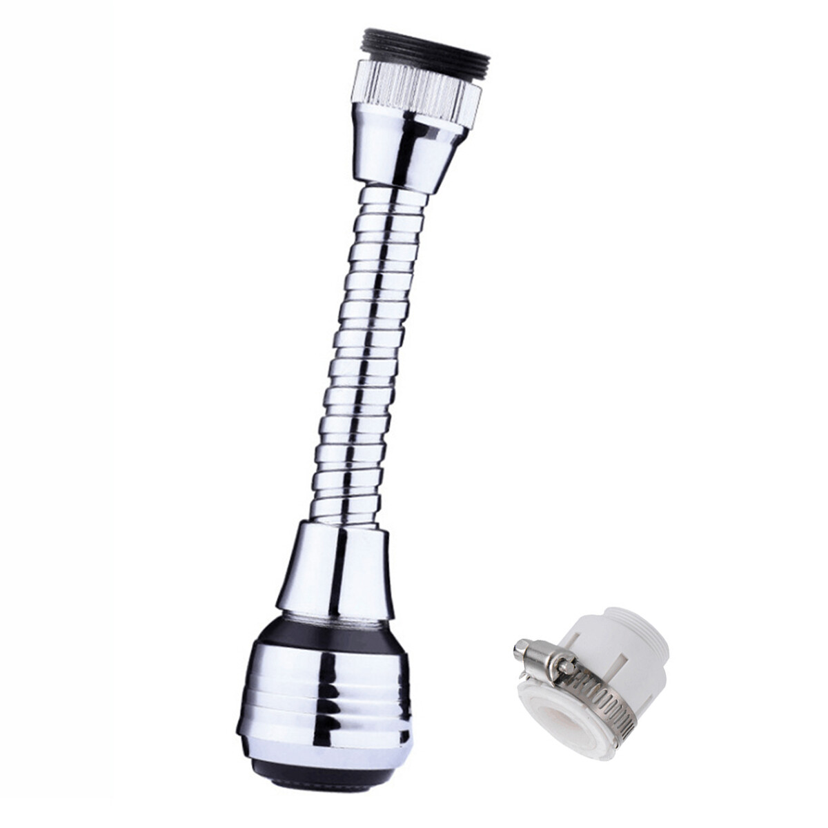 360° Faucet Extender Bendable Kitchen Sink Flexible Tap Spray Head