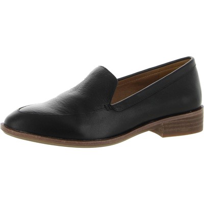 

Женские черные кожаные лоферы без шнуровки Madewell 6 Medium (B,M) BHFO 1522, Черный, H2419