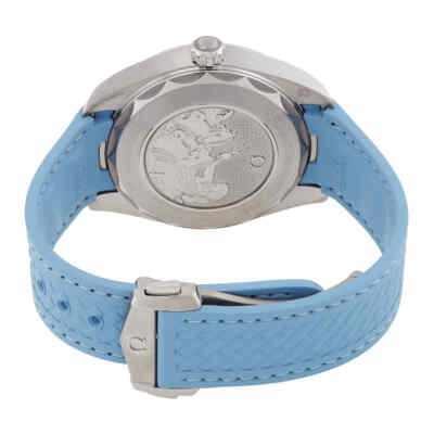 Pre-owned Omega Seamaster World Time Gmt Automatic Blue Dial Men's Watch 220.12.43.2203002