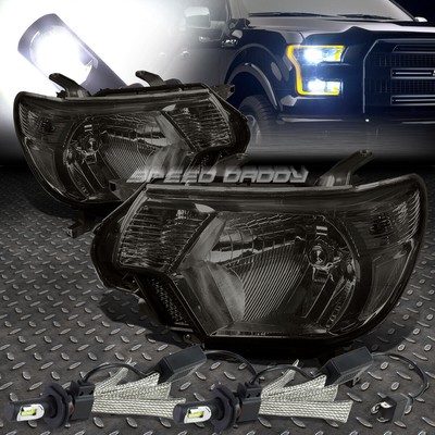 ФАРА С ЗАКОПЧЕННЫМ КОРПУСОМ + ПРОЗРАЧНЫЙ УГОЛ + СИСТЕМА БЕЛЫХ СВЕТОДИОДОВ 6000K ДЛЯ 12-15 TACOMA