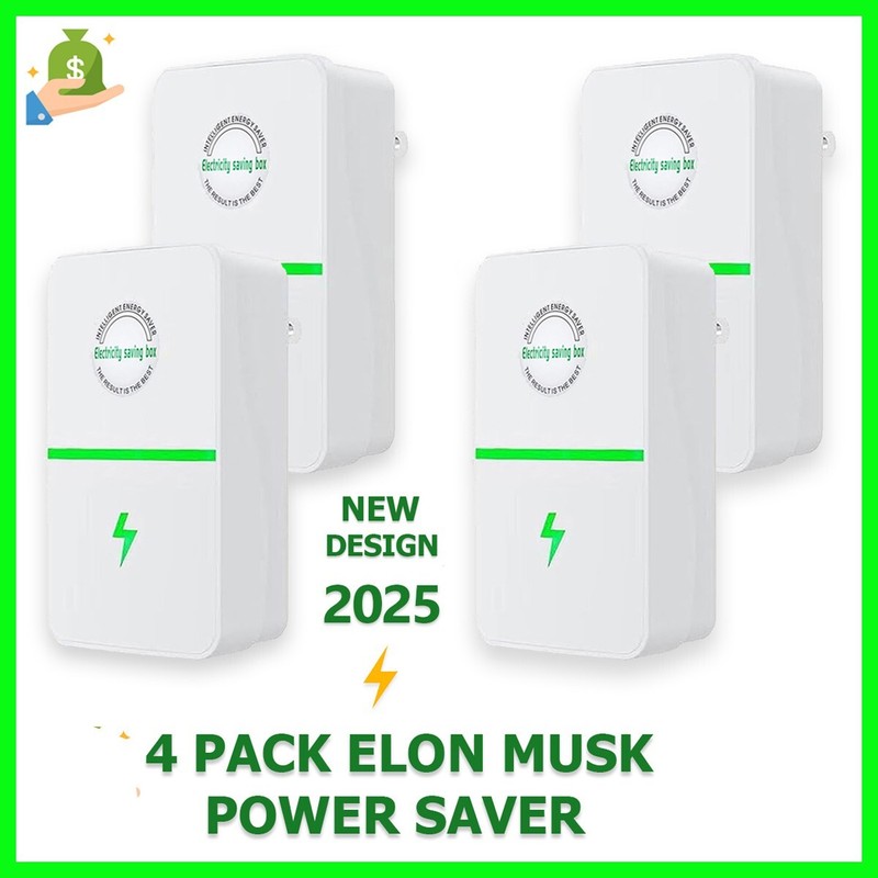 4 Pack Power Saver Elon Musk, 30KW 90V-250V Stop-Watt Energy