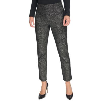 Женские обтягивающие брюки DKNY с металлическим узором на щиколотке BHFO 2233