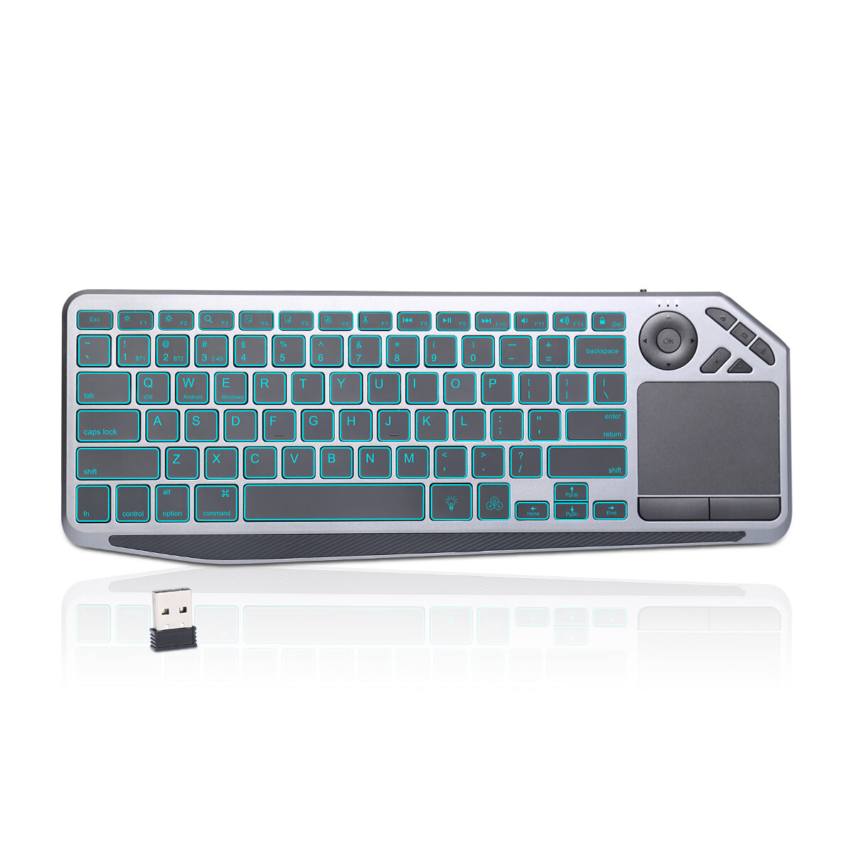 Wireless Keyboard And Mouse Set Waterproof 2.4G For Mac Apple PC Computer