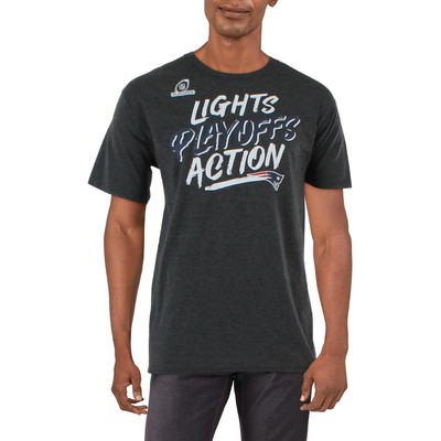 Мужская футболка Football Fanatics Lights Playoff Action с серым рисунком L BHFO 4379