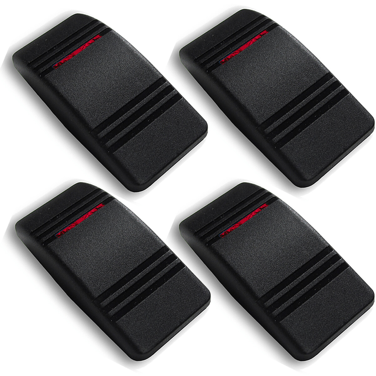 4x Carling Actuator / Rocker Switch Cover Black w/ Red Slit Lens eBay