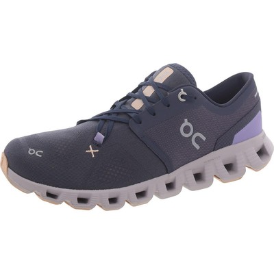 On Womens Cloud X3 Gray Athletic and Training Shoes 9.5 Wide (C,D,W) BHFO 3192