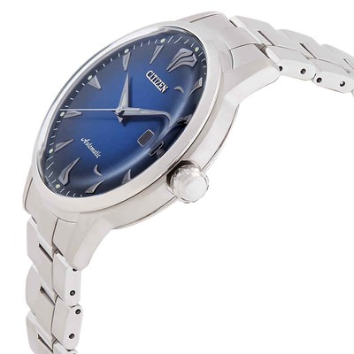 Pre-owned Citizen Automatic Blue Dial Men's Watch Nk0009-82l
