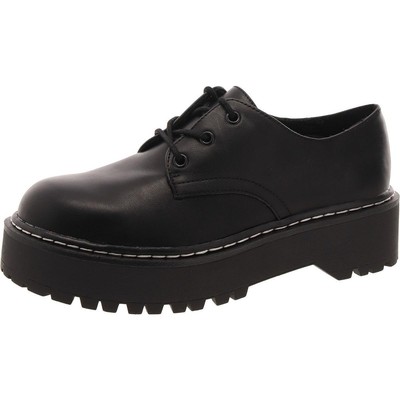 Wild Pair Womens Authentick Black Dressy Oxfords Shoes 9 Medium (B,M) BHFO 5370