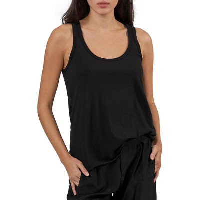 

ATM Womens Vintage Jersey Mix Black Cotton Jersey Tank Top Shirt  BHFO 7568, Черный