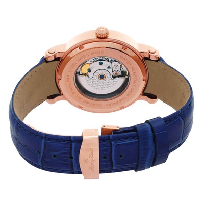 Pre-owned Mathey-tissot Renaissance Automatic Blue Dial Men's Watch H9030pbu