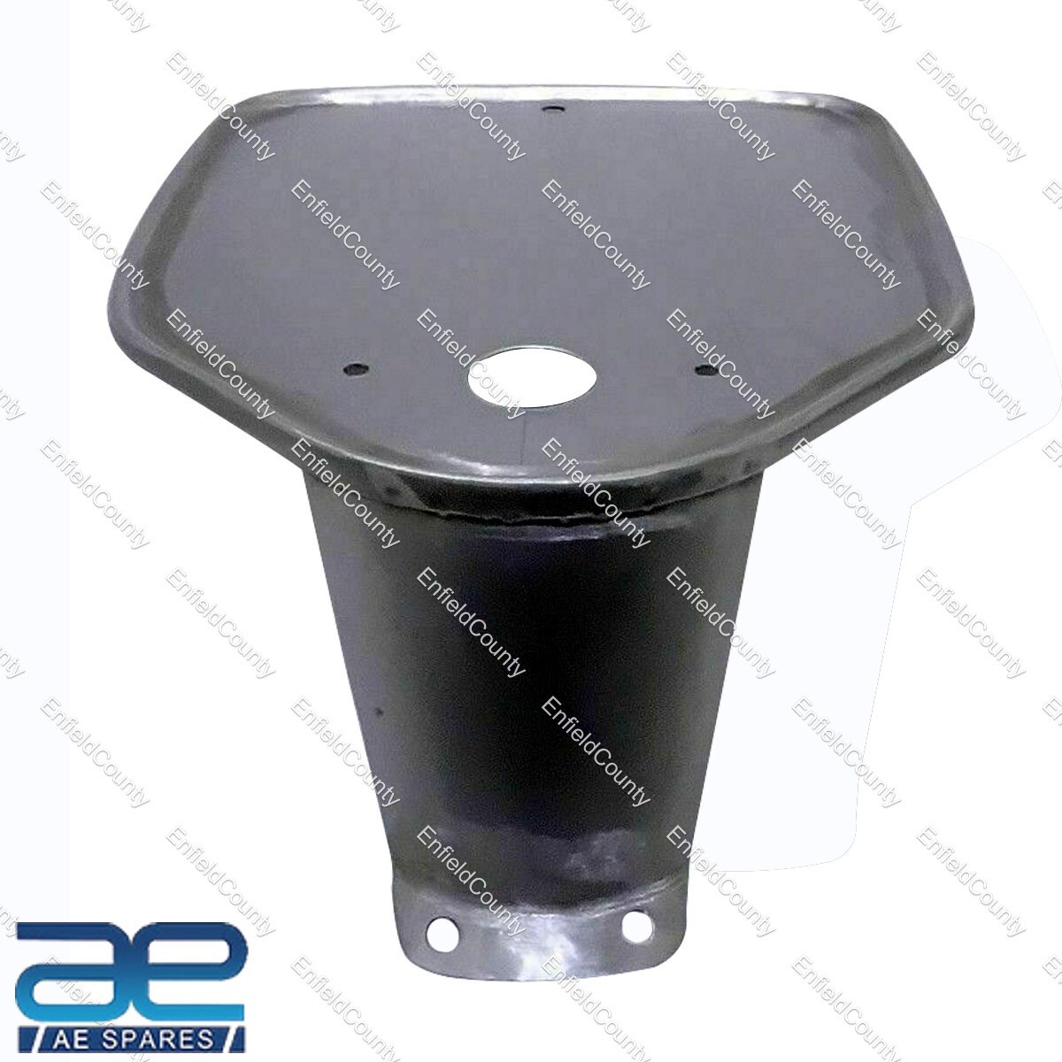 BSA M20 REAR MUDGUARD NUMBER PLATE RAW STEEL 