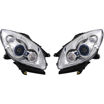 Left&Right HID Headlights Assy For 2008 09 2010 2011 2012 Buick Enclave w/o AFS