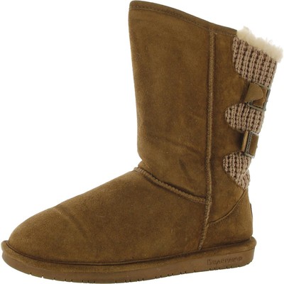 Женские зимние и зимние ботинки Bearpaw Boshie Brown, ширина 9,5 дюйма (C, D, W) BHFO 0714