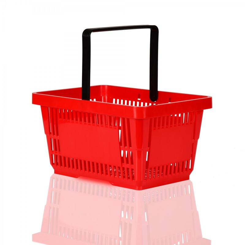 Einkaufskorb 22l Tragekorb Verkaufskorb Kunststoffkorb EinkaufsköRbe Einzelgriff